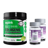 colágeno de limão - 240g + 2 cabelos e unhas - wp