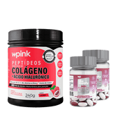 colágeno de lichia - 240g + 2 ácidos hialurônicos - wp