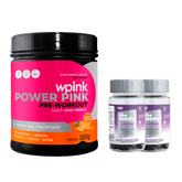 super power pink de laranja 300g + 2 cabelos e unhas - wp